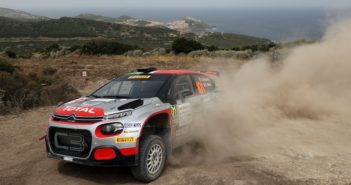 La Citroen C3 R5 di Luca Rossetti (sulle strade del Sardegna) grande assente nel CIR 2020