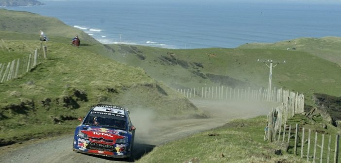 Uno degli scorci più suggestivi della Nuova Zelanda ai tempi del WRC.