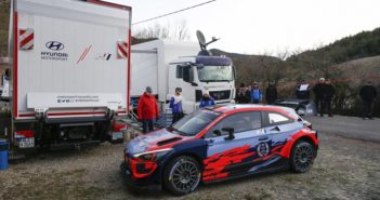 Una scorcio di una base test targata Hyundai.