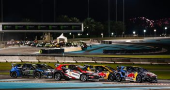 Il World RX 2019 nella notte di Abu Dhabi.