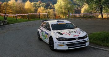 Elwis Chentre sulla Volkswagen Polo R5 uno deo protagonisti della finale di Como 2019