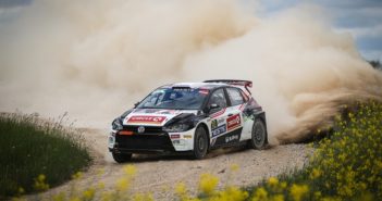 La Volkswagen Polo GTI R5 di Oliver Solberg ultimo vincitore del Liepaja.