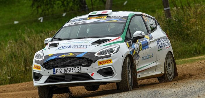 Andolfi Fabio mandato al tappeto dalla sua Fiesta rally4.