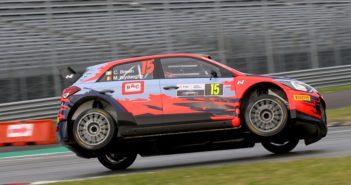 Un passaggio spettacolare di Breen nel Monza Rally Show 2019.