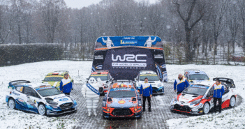 La foto ricordo di Michelin al Rally Monza che segna il passaggio del testimone.