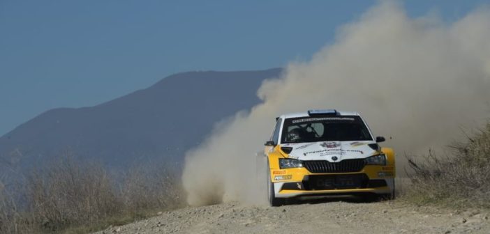 Il vincitore della scorsa edizione, Ioannis Papadimitriou su Skoda Fabia R5.