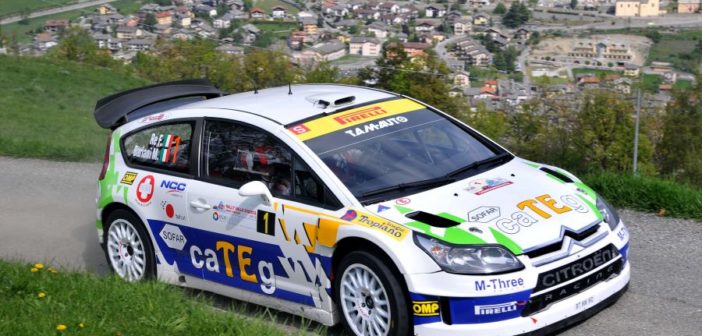 I vincitori dell'ultima edizione, Re - Bariani su Citroën C4 Wrc.