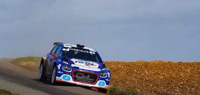 La Citroen C3 di Bonato nella sua vittoriosa presenza al Touquet dell'anno passato.