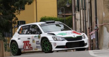 i vincitori dell'edizione 2019 della gara toscana, Francesco Bettini e Luca Acri su Skoda Fabia R5.