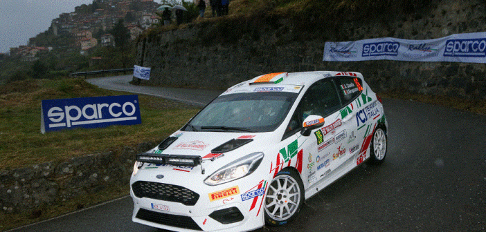 Alessandro Casella al debutto sulla Ford Fiesta Rally4 dello Junior