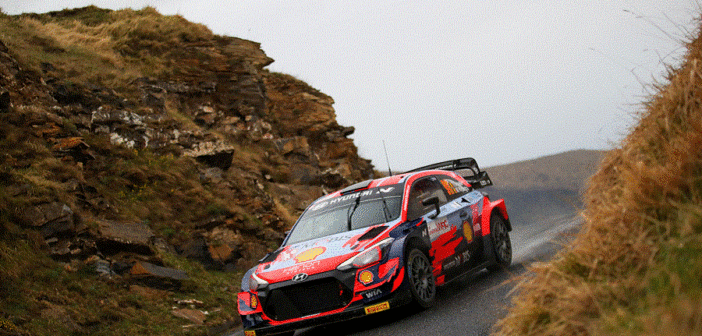 La Hyundai di Neuville al Sanremo in preparazione del Croazia.