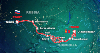 Il tracciato dell'edizione 2021 del Silk Way