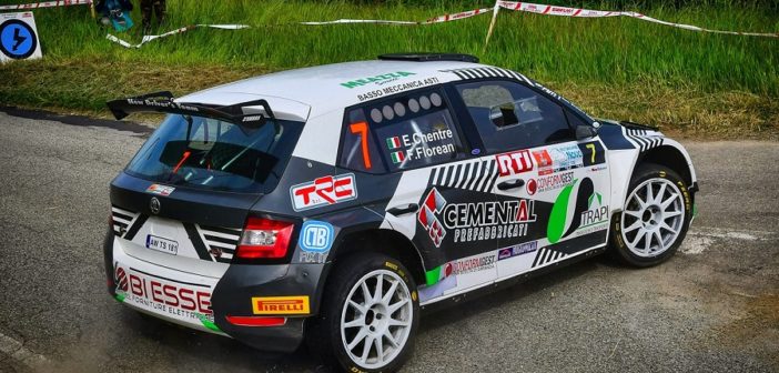 La Skoda Fabia del vincitore in azione (Foto Gabriele Lavagnini)