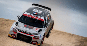 La Citroen C3 rally 2 di Rossel vincitore sulle strade Sarde del WRC3.