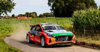 Huttunen riesce a firmare il successo in WRC2 nonostante tutto.