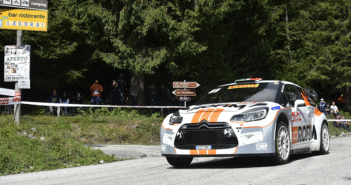 La DS3 WRC di Pedersoli sulle stage del San Martino.