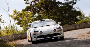 Ciamin nei test sulla Alpine A110 pre Antibes.