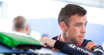 Paddon nella sua ultima uscita al volante di una WRC+ in Australia.