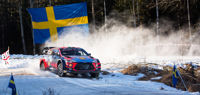 Craig Breen nella contestata edizione 2019 per la mancanza di neve.