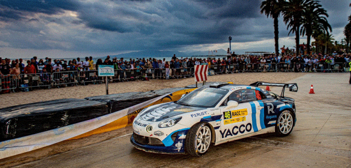 L'Alpine del campione 2022 Pierre Ragues in Catalunya.