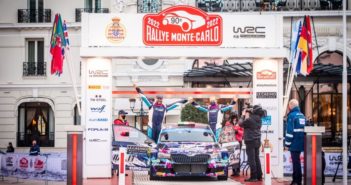 Nell'immagine Miele - Beltrame, vincitori del WRC2 "Masters"