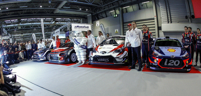 La presentazione del WRC 2018 di Birmingham.