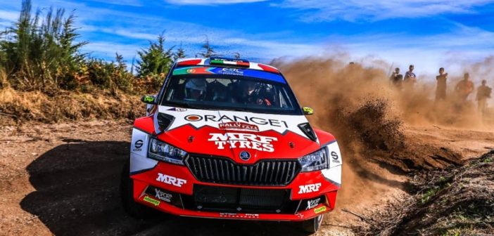 Campedelli in azione sulle stage di Fafe nel 2021