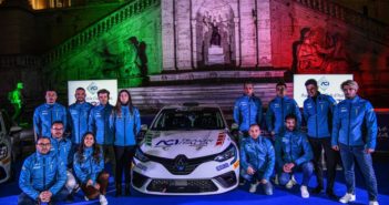 I ragazzi dello junior, con la Renault Clio Rally5