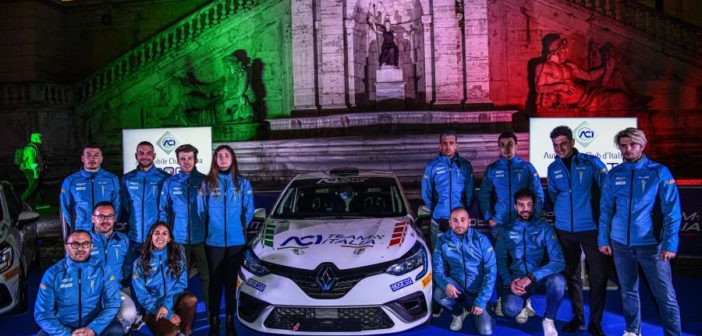 I ragazzi dello junior, con la Renault Clio Rally5