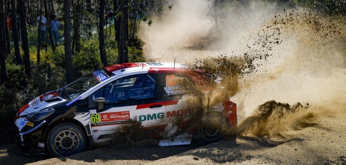 Rovanpera in azione sulle stage del Portogallo nella passata edizione.