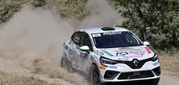 Zanin Mattia con la Renault Clio Rally 5 dello Junior al San Marino