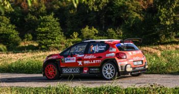 La Citroen C3 Rally2 di Crugnola sulle strade bresciane