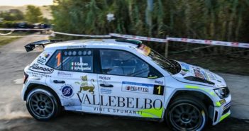 In azione i vincitori del Rally Trofeo delle Merende, Santero - Pelgantini.