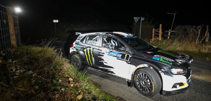 Solberg nella sua ultima uscita made in UK con i colori Monster