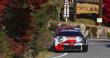 Evans in azione al Rally Japan la new entry 2022