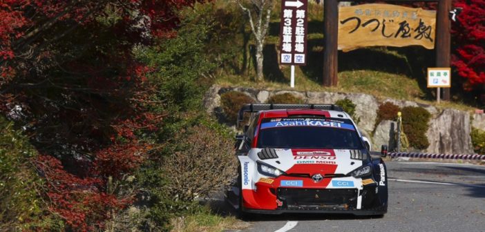 Evans in azione al Rally Japan la new entry 2022