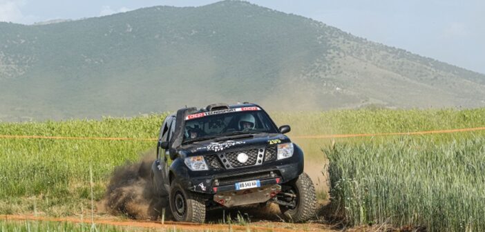 Il Nissan Pathfinder di Andrea Alfano sulle strade del Greek ..