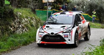 La Toyota N5 di Porro al rally del Lazio