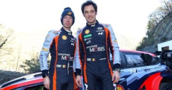 Nella foto Thierry Neuville e Martijn Wydaeghe, impegnati in una sessione di test. (Foto PixelRallye)