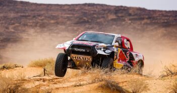 Nasser Al Attiyah leader provvisorio della Dakar il più scontento dell'aggiustamento ..