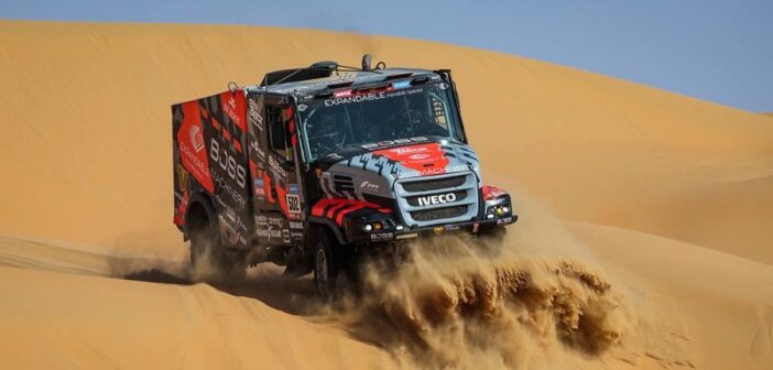 Il Powerstar di Van Kasteren sulle dune della Dakar