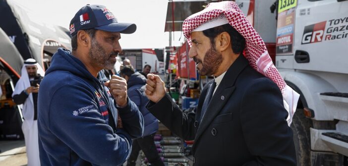 Il presidente Ben Sulayem sulla Dakar 2023