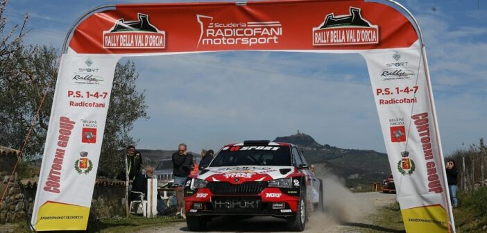 Andreucci al via dello shake down del Val D'Orcia