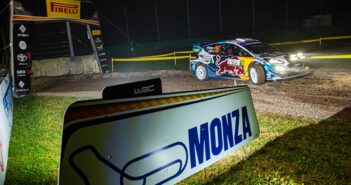 Una delle porzioni in terra dell'ACI Monza WRC