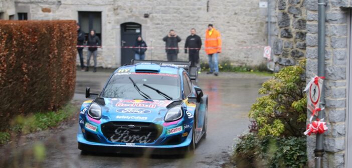 Tanak nella gara test in Belgio sulle strade delle Ardenne