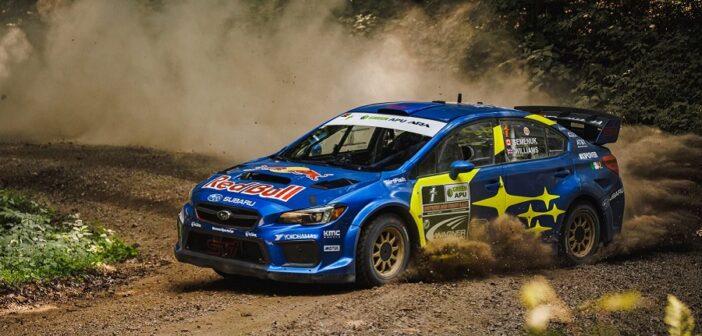 La Subaru WRX di Semenuk sulle speciali dell'Ohio ..