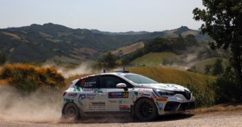 La Renault Clio Rally 5 di Pesavento sulle strade del San Marino