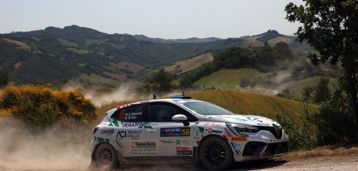 La Renault Clio Rally 5 di Pesavento sulle strade del San Marino