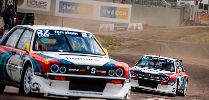 Sébastien Loeb and Guerlain Chicherit in azione nel round Svedese