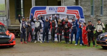 Uno degli scatti durante l'edizione zero del Rally USA